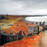 Gaunt Point Tuckerton, Oil, Raymond Haworth
