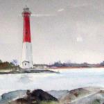 View From Afar, Watercolor, Linda Werner