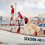 Seasides Heights, Watercolor, Linda Werner