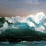 The Wave, Pastel, Linda Saladino