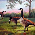 In The Park, Oil, Kelli Lawrence