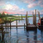 The Clam Boat, Oil, Joyce Lawrence