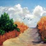 Beach Path, Oil, Bradford A Thomas